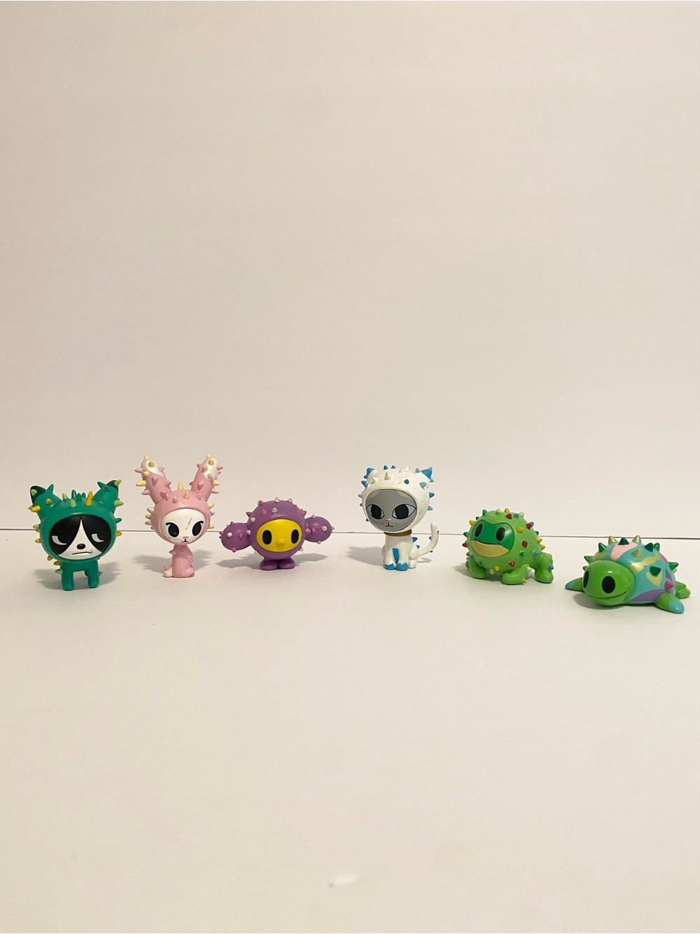 Tokidoki Cactus Friends Collection Set of 6 Collectible Vinyl Toy Lot